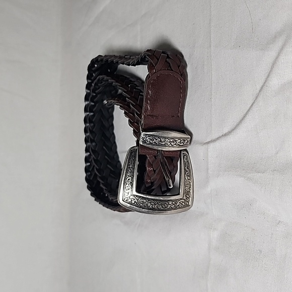 BRAIDED  Brown Belt  Size  L  🧡 - Picture 2 of 7